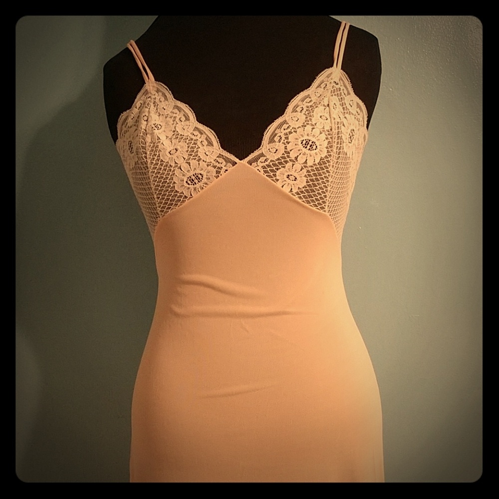 🍑Vintage Pin-Up Lingerie Nightgown M